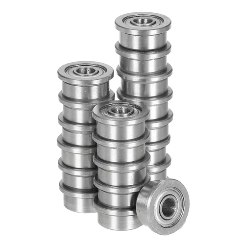 Miniatura 22 de 20 rodamientos de bolas con bridas F682ZZ - [0.079 x 0.197 x 0.091 in] Rodamientos de rueda de repuesto para carretilla, cortadora de césped, uso
