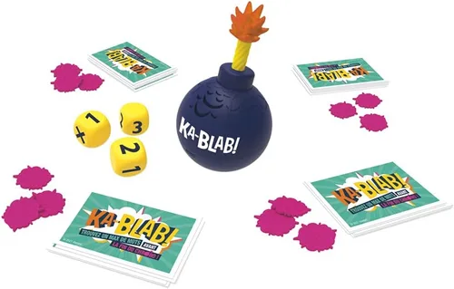 Miniatura 2 de Hasbro Gaming F2562101 Ka-Blab Familias, Adolescentes y Niños, a partir de 10 años, Juego de Grupo para 2 a 6 Jugadores de Scattergories, Multicolor
