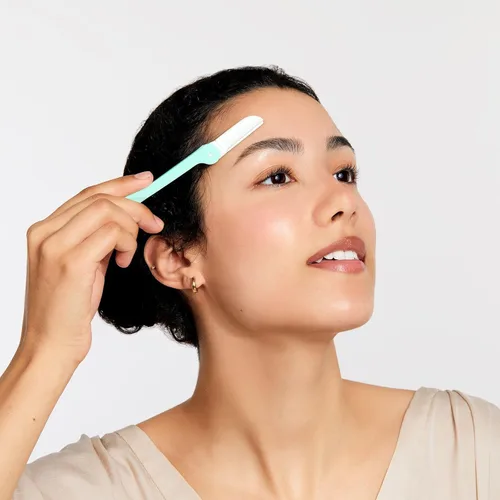 Miniatura 7 de Contours Rx Cuchillas dérmicas herramienta de retoque de acero inoxidable que elimina el vello facial peludo, línea de bikini, brazos, nudillos