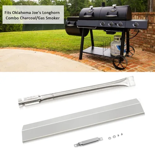Miniatura 2 de Piezas de repuesto para parrilla Oklahoma Joe's Longhorn Combo de 3 quemadores de carbón/gas 15202029 12201767 14201767 Parrilla, 1767054 Heat Tent