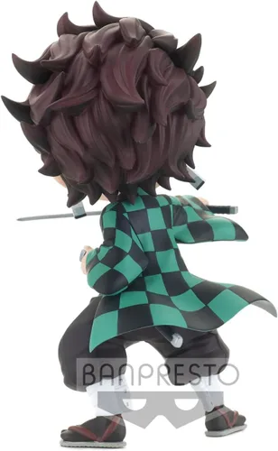 Miniatura 4 de BanPresto - Estatua de Demon Slayer Q Posket Tanjiro Kamado III versión A, color negro