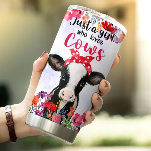 Miniatura 5 de CUBICER Tazas de Vaca con Tapa y Pajilla, Regalos para Mujeres, Mamá, Adolescentes, Adultos, Amantes de las Vacas, Café, Acero Inoxidable, Taza