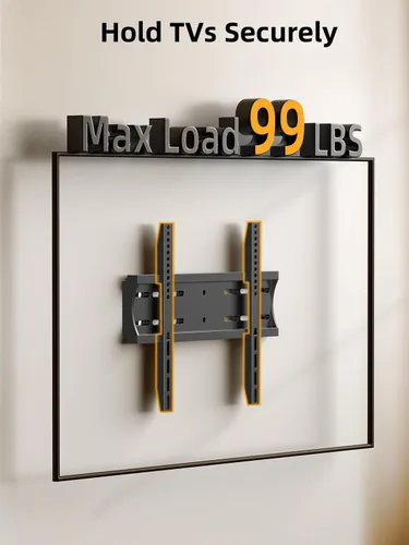 Miniatura 6 de IWORKBOARD 43 50 55 pulgadas Montura de pared para TV de perfil bajo fija para LED/LCD de 24-65 pulgadas y televisores planos/curvados, soporte