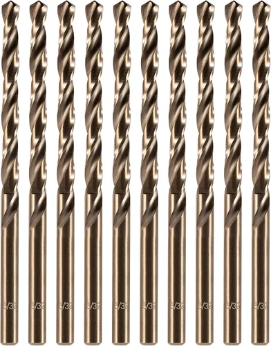 Miniatura 15 de amoolo Juego de brocas de cobalto (1/16"-1/4", 13 unidades), brocas de metal M35 HSS para acero, acero inoxidable, metal duro, hierro fundido