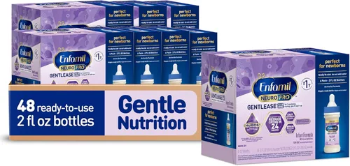 Miniatura 13 de Enfamil Neuropro Gentlease - Fórmula para bebés, lista para alimentar Botella Nursette, alivia los gases y el llanto, vitaminas y minerales