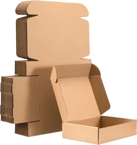 Miniatura 24 de Cajas de envío pequeñas de 6 x 4 x 3 pulgadas, cajas de cartón corrugado negro (paquete de 20) para correo, embalaje, pequeñas empresas y embalaje