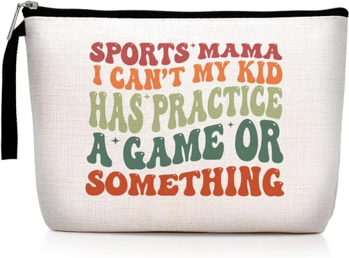 Miniatura 8 de Regalos divertidos para mamá, esposa, tía, tía, regalos divertidos para mamá, bolsa de maquillaje para amantes de los deportes, mamá, mamá, madre