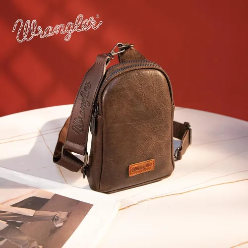 Miniatura 2 de Wrangler Bolso bandolera para mujer con correa desmontable, café (A-Coffee), Moda