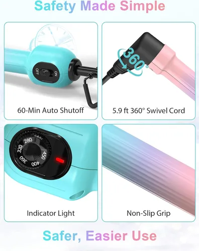 Miniatura 6 de Peine eléctrico caliente para pelucas y cabello de mujeres negras, peine alisador de turmalina de cerámica con esfera de temperatura de 280-450 °F