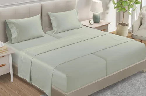 Miniatura 83 de Sábanas Twin XL 100% Algodón Para Cama Twin, Juego de Sábana Bajera Totalmente Elástica y Fundas de Almohada 800TC, Sábanas de Bolsillo Profundo 06
