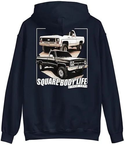 Miniatura 6 de Aggressive Thread SBL Chevy Square Body Hoodie Sweatshirt
