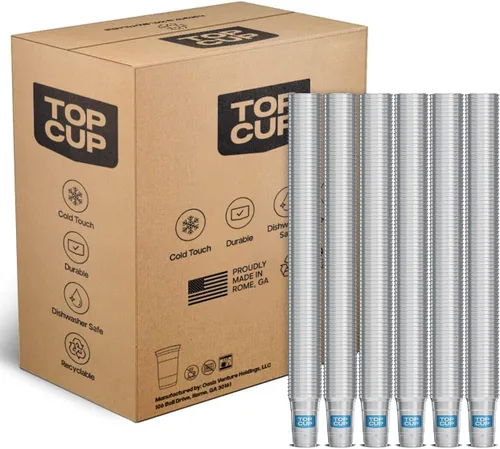 Miniatura 14 de Top Cup by Ball – 9 onzas, 50 unidades, vasos de fiesta de aluminio reutilizables Retención en frío, reciclable, fabricado en Estados Unidos
