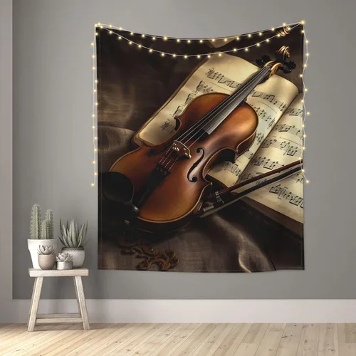 Miniatura 10 de HJTRW Tapiz floral para colgar en la pared, 60 x 51 pulgadas, tapiz para dormitorio, divertido tapiz de pared, arte de pared, manta de pared