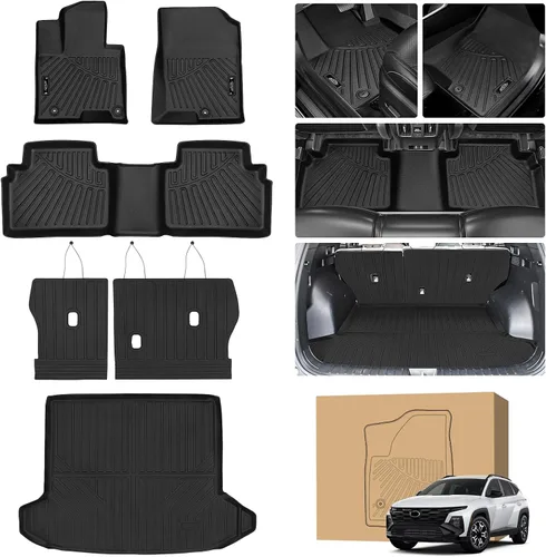 Miniatura 34 de Tapetes de suelo Peleus para Mercedes-Benz Sprinter 2500/3500 2025-2019, solo para furgoneta de carga, forros personalizados de goma TPE para todo