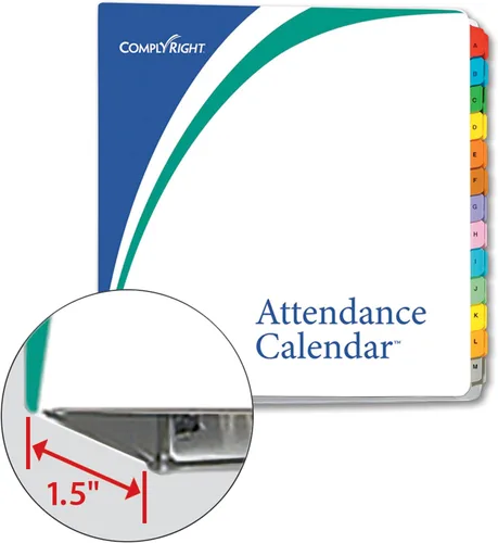 Miniatura 6 de ComplyRight Kit de seguimiento de asistencia 2025
