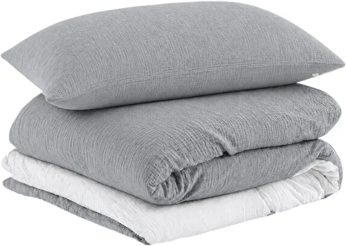 Miniatura 14 de EMME Muslin Cotton Duvet Cover Set
