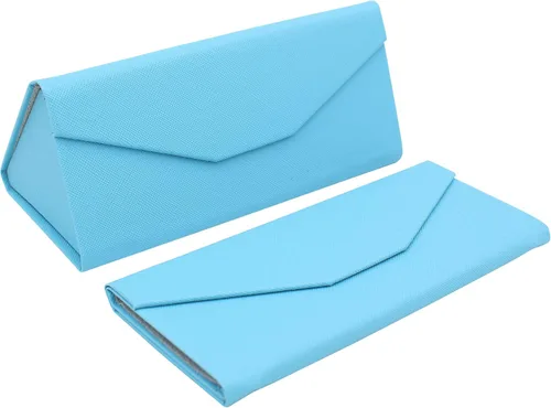 Miniatura 172 de Real Sic Funda para lentes de sol para hombres y mujeres, soporte magnético plegable para lentes de sol, inspirado en el color sólido