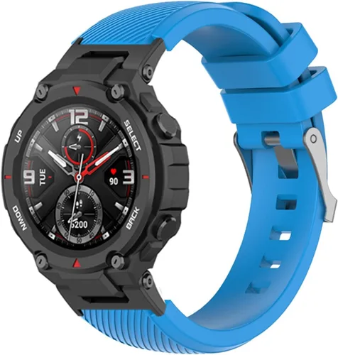 Miniatura 13 de Correas de repuesto para reloj Amazfit T-Rex para mujeres y hombres, correas de repuesto ajustables de silicona deportiva para Amazfit T-Rex A1918