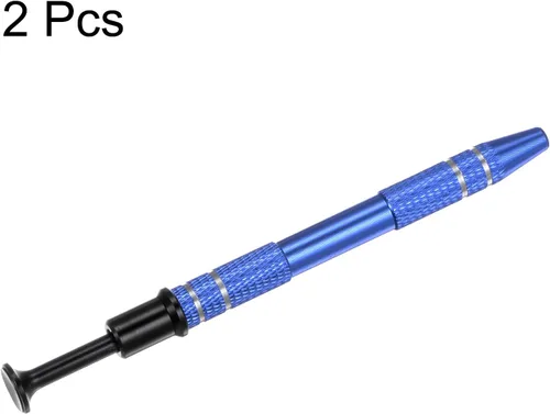 Miniatura 3 de HARFINGTON 2 herramientas de acero inoxidable de 4 garras, herramienta de extracción de chips IC con soporte de 4 puntas, pinzas de diamante