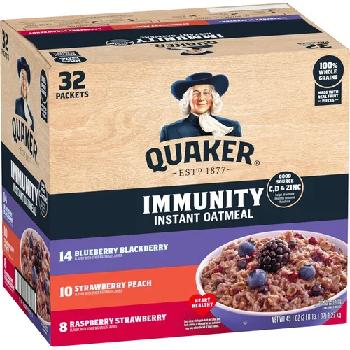 Miniatura 15 de Quaker Avena instantánea, arce y azúcar morena, paquetes individuales, 1.51 onzas (paquete de 48)