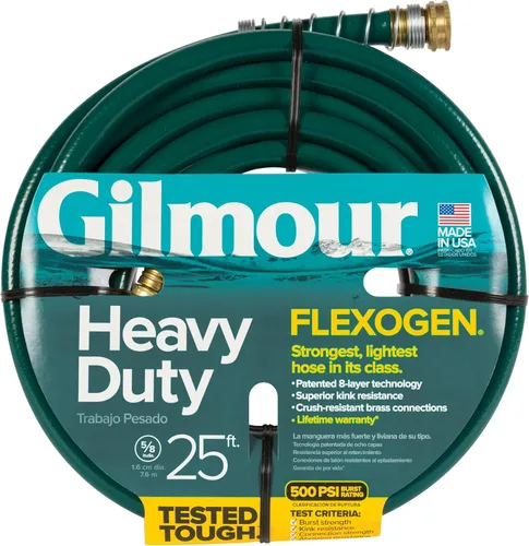 Miniatura 10 de Gilmour 864751-1001 Manguera de jardín flexógena resistente de 75 pies, diámetro de 5/8 pulgadas