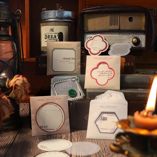 Alideco 120 piezas de papel de álbum de recortes vintage, papel de álbum de recortes de montañas y brisa marina para suministros de diario, papel