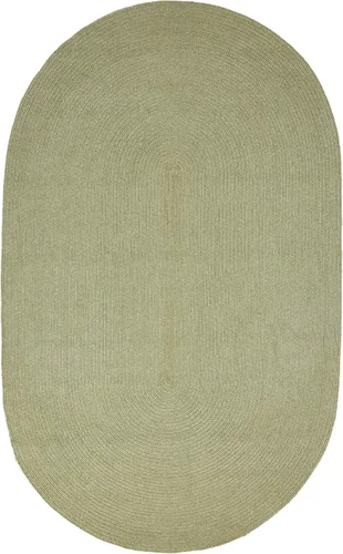 Miniatura 6 de BNM - Alfombra ovalada bohemia para interiores y exteriores con patrón trenzado sólido, perfecta para patio trasero, patio, oficina, sala de estar