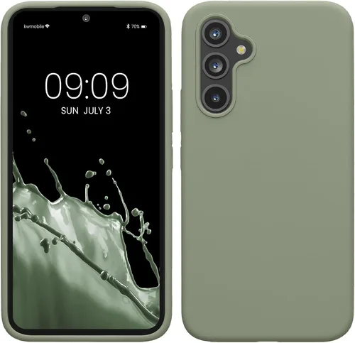 Miniatura 258 de kwmobile Funda Compatible con Samsung Galaxy A14 5G - Funda de teléfono de TPU y silicona con acabado suave - Verde Lima
