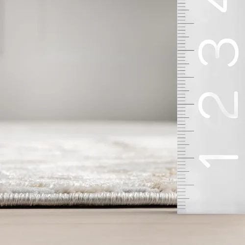 Miniatura 2 de nuLOOM Chastin - Alfombra abstracta moderna de 5 x 8 pies, moderna/contemporánea, beige/gris, para sala de estar, dormitorio, comedor, cocina
