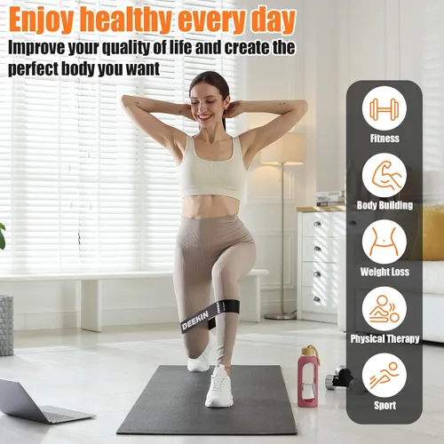 Miniatura 4 de DEEKIN 20 Pcs Resistance Bands Bulk Loop Resistance Exercise Bands for Working Out Stretch Yoga Starter Set Elastic Exercise Fitness Band Equipment