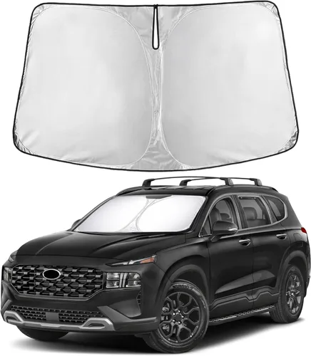 Miniatura 291 de EcoNour Parasol para parabrisas compatible con Hyundai Tucson 2016-2019 2020 2021, visera solar para parabrisas delantero y ventana, bloqueador