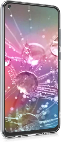 Miniatura 2 de kwmobile Funda transparente compatible con Xiaomi Redmi Note 9 - Funda para teléfono Funda de TPU suave - Flores de cerezo rosa/marrón