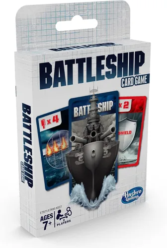 Miniatura 4 de Hasbro Gaming Juego de cartas de acorazado para niños, juego de estrategia para 2 jugadores, marrón/a, divertidas actividades de verano, esenciales