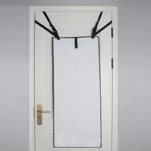 Miniatura 4 de Almohadilla de prensa vertical de doble cara sobre la puerta para vaporizador de mano, con bolsa de ropa colgante para almacenamiento de armario