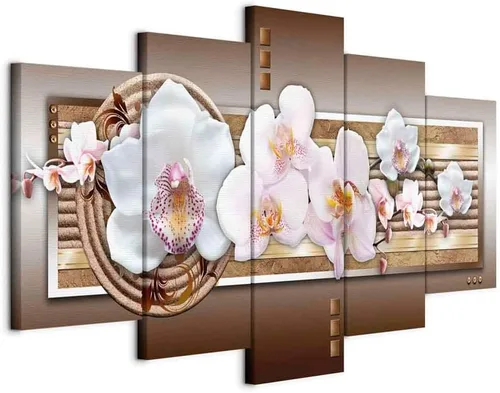 Miniatura 49 de Lienzo decorativo con impresión artística de diseño de orquídea de Artgeist Orquídea #01