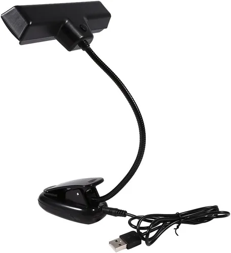 Miniatura 3 de FastUU Luz de escritorio portátil, lámpara de cabecero con clip en la lámpara de cama, lámpara de lectura, soportes de música, pianos