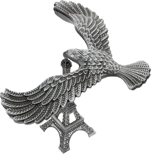 Totority Balance Bird - Águila de aleación con torre Eiffel, juguete de escritorio de gravedad de 5.9 pulgadas, demostración de física giratoria de