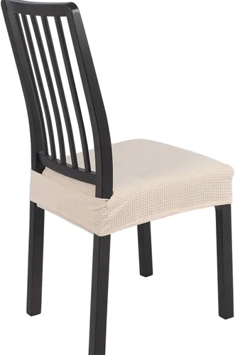 Miniatura 27 de SearchI Juego de 6 Fundas de Asiento para Sillas de Comedor Elásticas, Fundas de Asiento Suave Extraíbles y Lavables para Sillas de Comedor, Flor