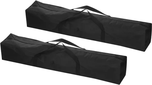 Miniatura 17 de PATIKIL Bolsa de repuesto para silla de campamento de 39 pulgadas, paquete de 2 bolsas de transporte plegables de nailon, bolsa grande