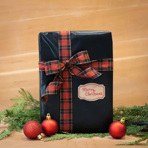 Miniatura 5 de Etiquetas de regalo de Navidad, 100 calcomanías personalizadas de 2 x 3 pulgadas para etiquetado de bricolaje (marrón kraft)