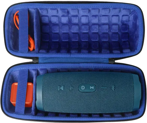 Miniatura 12 de co2CREA Funda de viaje rígida de repuesto para altavoz Bluetooth impermeable JBL Charge 4 / Charge 5 (funda negra)