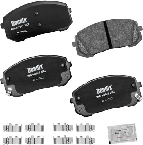 Pastillas de freno delanteras cerámicas Bendix Priority1 CFC2302 para Hyundai Elantra 2021, Sonata 2022-2020, Kia K5 2023-2021