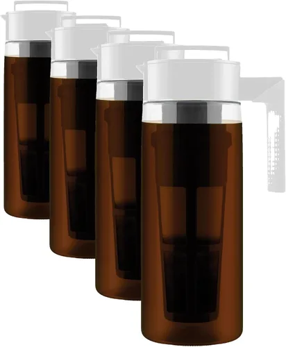 Miniatura 12 de Takeya Cafetera de café frío Tritan - Jarra hermética con tapa sin fugas - Cafetera de café frío sin BPA con mango de silicona - Jarra apta