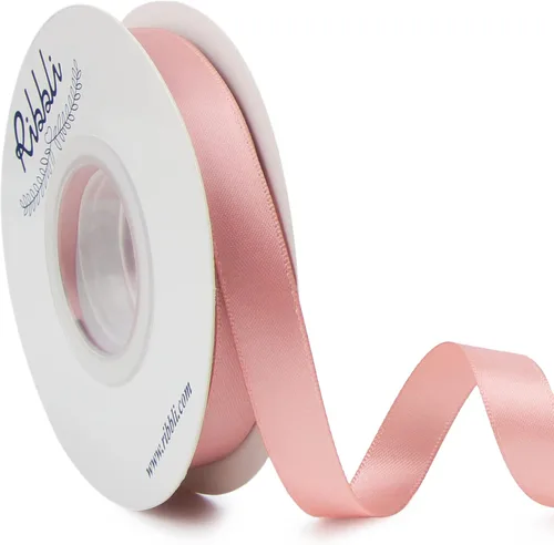 Miniatura 26 de Ribbli - Cinta de satén de doble cara dorada, 1 pulgada x 25 yardas, uso para ramo de lazos, envoltura de regalos, decoración de boda Dorado