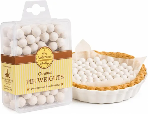 Miniatura 9 de Mrs. Anderson's Baking Pie Weights Cuentas de Gres de Cerámica Natural para Hornear a Ciegas Resistentes al Calor, Aptas para Alimentos, Fáciles