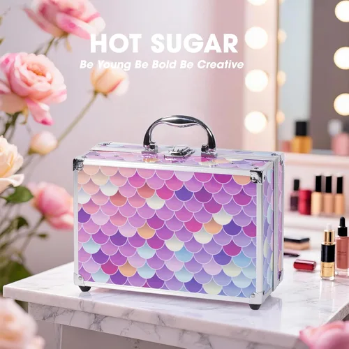 Miniatura 5 de Hot Sugar Kit de maquillaje para niñas de 10 a 12 años, juego de maquillaje para niñas de 8 a 12 años, 14 a 16 años, caja de belleza con cosméticos