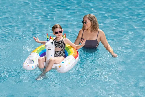 Miniatura 3 de Poolmaster Inflatable Swimming Pool Float Water Dragon Rider Toy for Kids