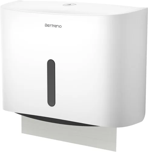 Miniatura 8 de Dispensador de toallas de papel comercial soporte de pared Portador de toallas de papel de gran capacidad Dispensador de toallas de mano plegadas C