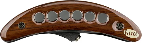 KNA SP-1 Pastilla pasiva de sonda de bobina única para guitarra acústica de cuerda de acero, tono natural claro, ligero, perfil bajo, fácil