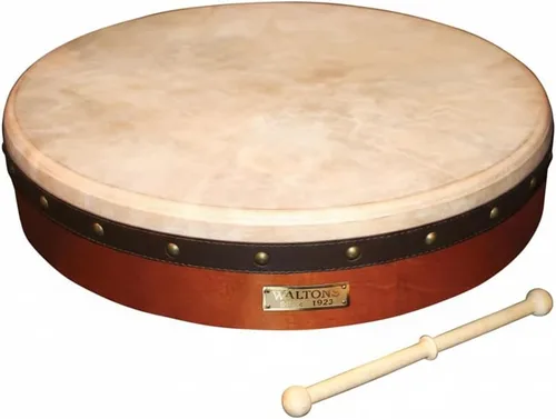 Miniatura 7 de Waltons Bodhrán 18 pulgadas (Brosna Cross) - Instrumento irlandés hecho a mano - Tono nítido y musical - Batidor de madera dura incluido con compra